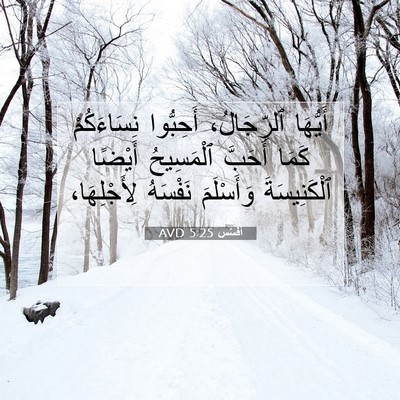 Picture 07 - أفَسُس 5:25 AVD - أَيُّهَا ٱلرِّجَالُ، - Bible Verse Picture