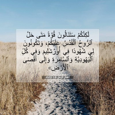Picture 07 - أَعْمَالُ ٱلرُّسُلِ 1:8 AVD - لَكِنَّكُمْ سَتَنَالُونَ - Bible Verse Picture