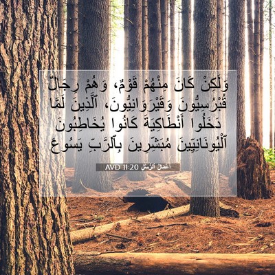 Picture 07 - أَعْمَالُ ٱلرُّسُلِ 11:20 AVD - وَلَكِنْ كَانَ مِنْهُمْ - Bible Verse Picture