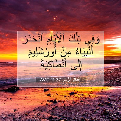 Picture 07 - أَعْمَالُ ٱلرُّسُلِ 11:27 AVD - وَفِي تِلْكَ ٱلْأَيَّامِ - Bible Verse Picture