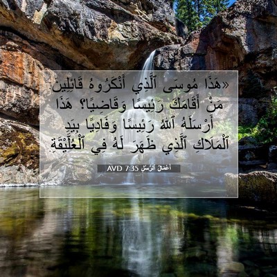 Picture 07 - أَعْمَالُ ٱلرُّسُلِ 7:35 AVD - «هَذَا مُوسَى ٱلَّذِي - Bible Verse Picture