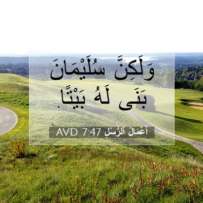Picture 07 - أَعْمَالُ ٱلرُّسُلِ 7:47 AVD - وَلَكِنَّ سُلَيْمَانَ - Bible Verse Picture
