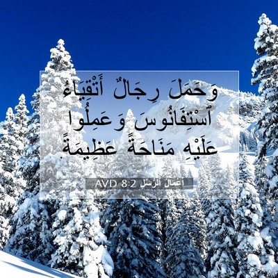 Picture 07 - أَعْمَالُ ٱلرُّسُلِ 8:2 AVD - وَحَمَلَ رِجَالٌ - Bible Verse Picture