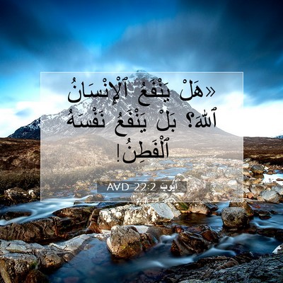 Picture 07 - أَيُّوبَ 22:2 AVD - «هَلْ يَنْفَعُ - Bible Verse Picture
