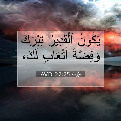Picture 07 - أَيُّوبَ 22:25 AVD - يَكُونُ ٱلْقَدِيرُ - Bible Verse Picture