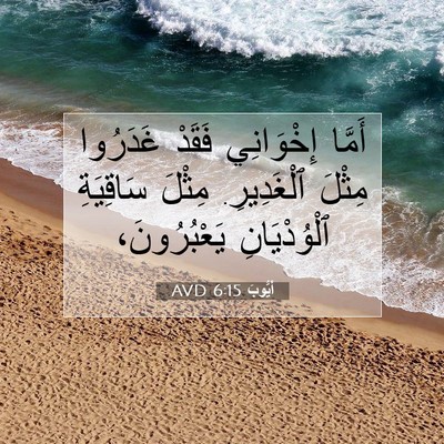 Picture 07 - أَيُّوبَ 6:15 AVD - أَمَّا إِخْوَانِي فَقَدْ - Bible Verse Picture