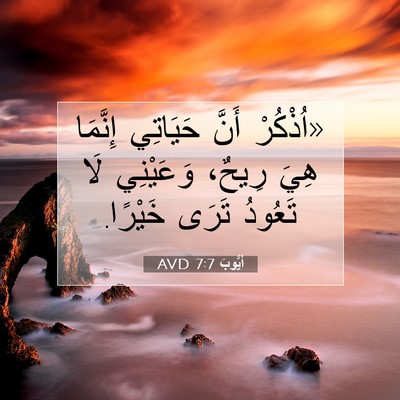 Picture 07 - أَيُّوبَ 7:7 AVD - «اُذْكُرْ أَنَّ حَيَاتِي - Bible Verse Picture