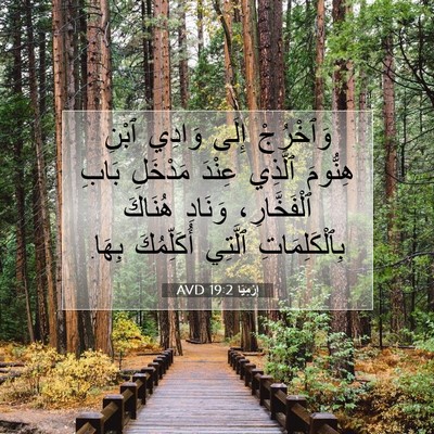Picture 07 - إِرْمِيَا 19:2 AVD - وَٱخْرُجْ إِلَى وَادِي - Bible Verse Picture