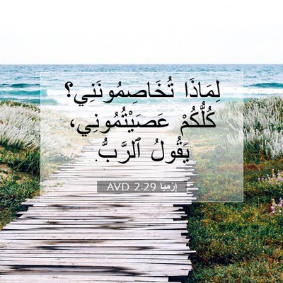 Picture 07 - إِرْمِيَا 2:29 AVD - لِمَاذَا تُخَاصِمُونَنِي؟ - Bible Verse Picture