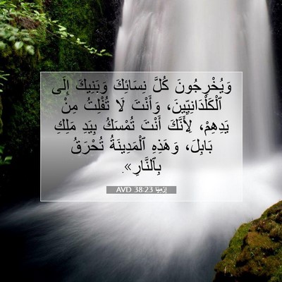 Picture 07 - إِرْمِيَا 38:23 AVD - وَيُخْرِجُونَ كُلَّ - Bible Verse Picture