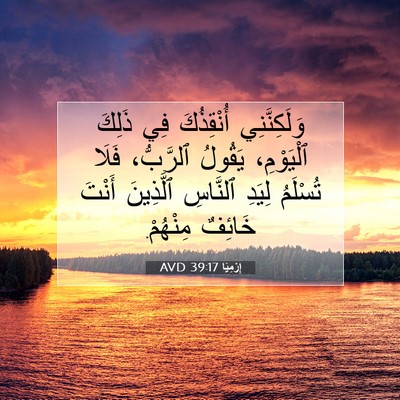 Picture 07 - إِرْمِيَا 39:17 AVD - وَلَكِنَّنِي أُنْقِذُكَ - Bible Verse Picture