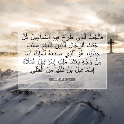 Picture 07 - إِرْمِيَا 41:9 AVD - فَٱلْجُبُّ ٱلَّذِي طَرَحَ - Bible Verse Picture