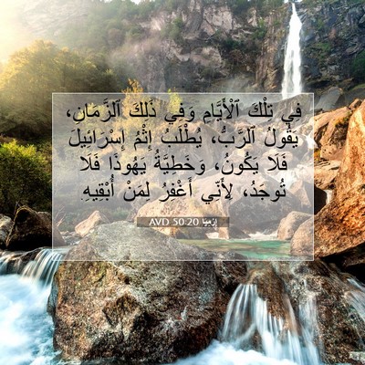 Picture 07 - إِرْمِيَا 50:20 AVD - فِي تِلْكَ ٱلْأَيَّامِ - Bible Verse Picture