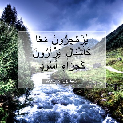 Picture 07 - إِرْمِيَا 51:38 AVD - يُزَمْجِرُونَ مَعًا - Bible Verse Picture