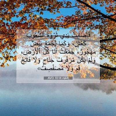 Picture 07 - إِشَعْيَاءَ 10:14 AVD - فَأَصَابَتْ يَدِي - Bible Verse Picture