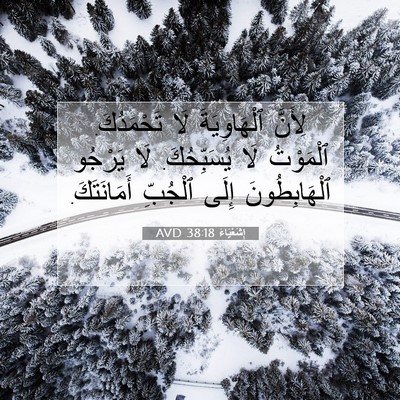 Picture 07 - إِشَعْيَاءَ 38:18 AVD - لِأَنَّ ٱلْهَاوِيَةَ لَا - Bible Verse Picture