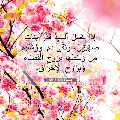 Picture 07 - إِشَعْيَاءَ 4:4 AVD - إِذَا غَسَلَ ٱلسَّيِّدُ - Bible Verse Picture
