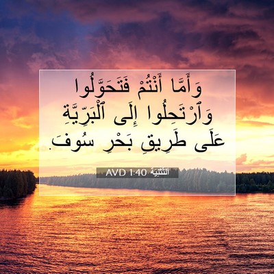 Picture 07 - اَلتَّثْنِيَة 1:40 AVD - وَأَمَّا أَنْتُمْ - Bible Verse Picture