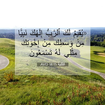 Picture 07 - اَلتَّثْنِيَة 18:15 AVD - «يُقِيمُ لَكَ ٱلرَّبُّ - Bible Verse Picture