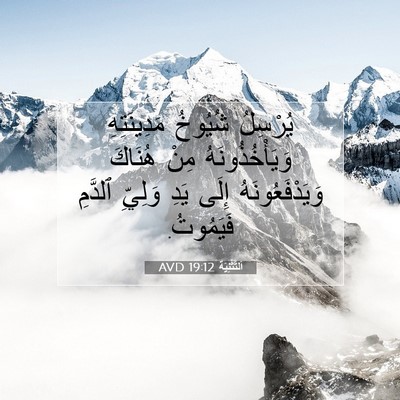 Picture 07 - اَلتَّثْنِيَة 19:12 AVD - يُرْسِلُ شُيُوخُ - Bible Verse Picture