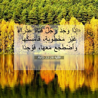 Picture 07 - اَلتَّثْنِيَة 22:28 AVD - «إِذَا وَجَدَ رَجُلٌ - Bible Verse Picture