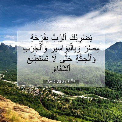 Picture 07 - اَلتَّثْنِيَة 28:27 AVD - يَضْرِبُكَ ٱلرَّبُّ - Bible Verse Picture