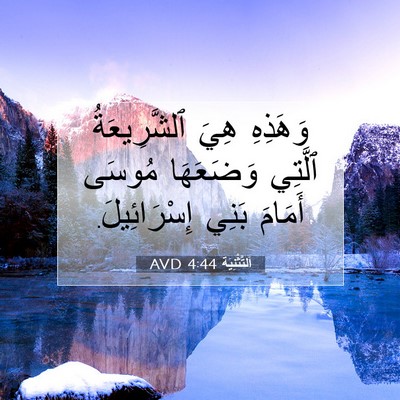 Picture 07 - اَلتَّثْنِيَة 4:44 AVD - وَهَذِهِ هِيَ - Bible Verse Picture