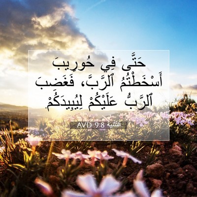 Picture 07 - اَلتَّثْنِيَة 9:8 AVD - حَتَّى فِي حُورِيبَ - Bible Verse Picture