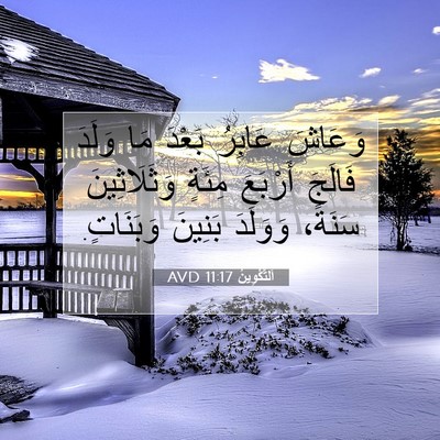 Picture 07 - اَلتَّكْوِينُ 11:17 AVD - وَعَاشَ عَابِرُ بَعْدَ مَا - Bible Verse Picture