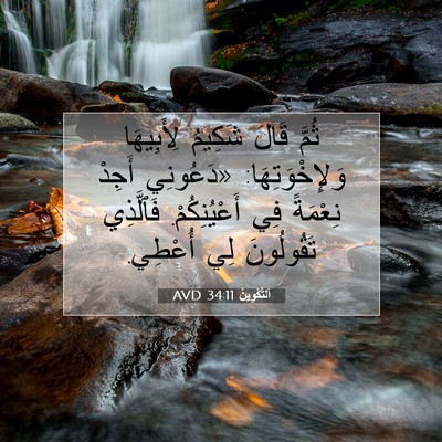 Picture 07 - اَلتَّكْوِينُ 34:11 AVD - ثُمَّ قَالَ شَكِيمُ - Bible Verse Picture