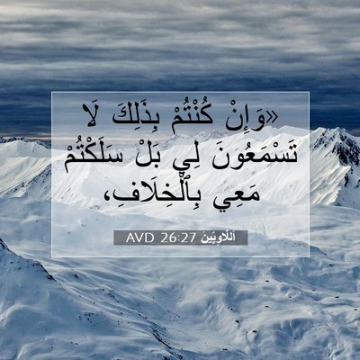 Picture 07 - اَللَّاوِيِّينَ 26:27 AVD - «وَإِنْ كُنْتُمْ بِذَلِكَ - Bible Verse Picture