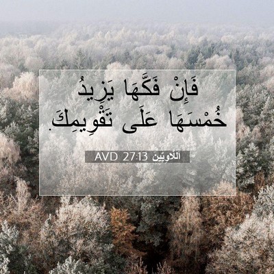 Picture 07 - اَللَّاوِيِّينَ 27:13 AVD - فَإِنْ فَكَّهَا يَزِيدُ - Bible Verse Picture