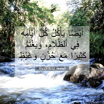 Picture 07 - اَلْجَامِعَةِ 5:17 AVD - أَيْضًا يَأْكُلُ كُلَّ - Bible Verse Picture