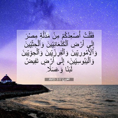 Picture 07 - اَلْخُرُوجُ 3:17 AVD - فَقُلْتُ أُصْعِدُكُمْ - Bible Verse Picture