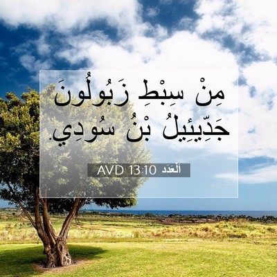 Picture 07 - اَلْعَدَد 13:10 AVD - مِنْ سِبْطِ زَبُولُونَ - Bible Verse Picture