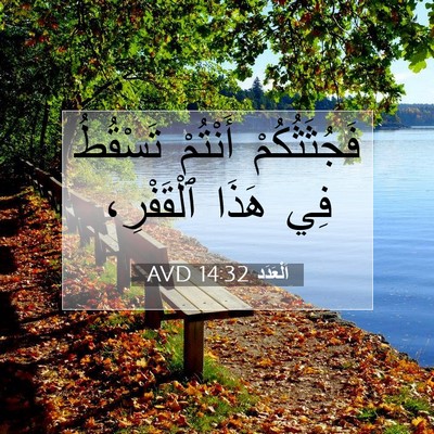 Picture 07 - اَلْعَدَد 14:32 AVD - فَجُثَثُكُمْ أَنْتُمْ - Bible Verse Picture