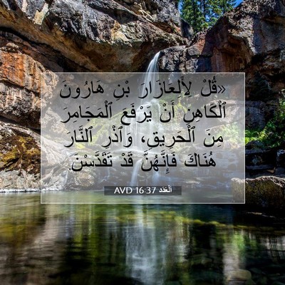 Picture 07 - اَلْعَدَد 16:37 AVD - «قُلْ لِأَلِعَازَارَ بْنِ - Bible Verse Picture