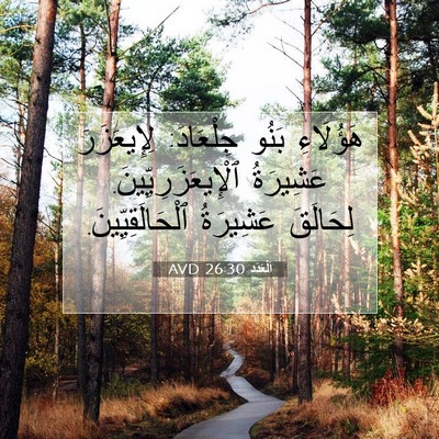 Picture 07 - اَلْعَدَد 26:30 AVD - هَؤُلَاءِ بَنُو جِلْعَادَ: - Bible Verse Picture