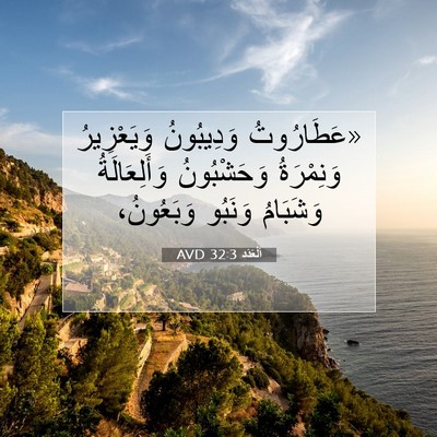 Picture 07 - اَلْعَدَد 32:3 AVD - «عَطَارُوتُ وَدِيبُونُ - Bible Verse Picture