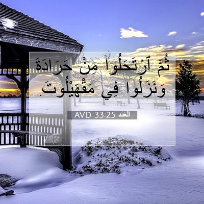 Picture 07 - اَلْعَدَد 33:25 AVD - ثُمَّ ٱرْتَحَلُوا مِنْ - Bible Verse Picture