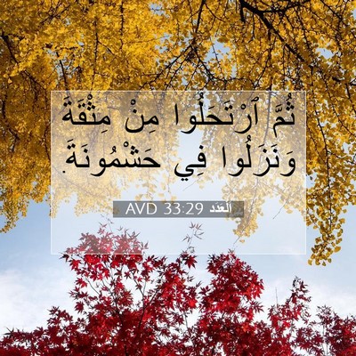 Picture 07 - اَلْعَدَد 33:29 AVD - ثُمَّ ٱرْتَحَلُوا مِنْ - Bible Verse Picture