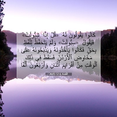 Picture 07 - اَلْقُضَاة 12:6 AVD - كَانُوا يَقُولُونَ لَهُ: - Bible Verse Picture