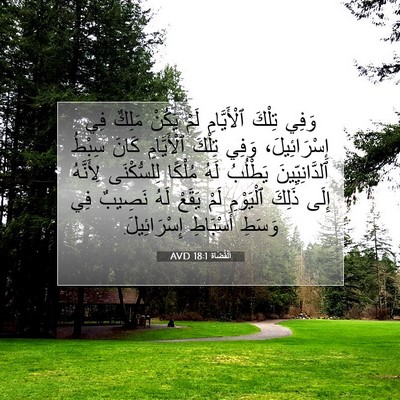 Picture 07 - اَلْقُضَاة 18:1 AVD - وَفِي تِلْكَ ٱلْأَيَّامِ - Bible Verse Picture