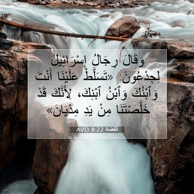 Picture 07 - اَلْقُضَاة 8:22 AVD - وَقَالَ رِجَالُ - Bible Verse Picture
