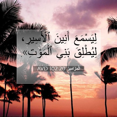 Picture 07 - اَلْمَزَامِيرُ 102:20 AVD - لِيَسْمَعَ أَنِينَ - Bible Verse Picture