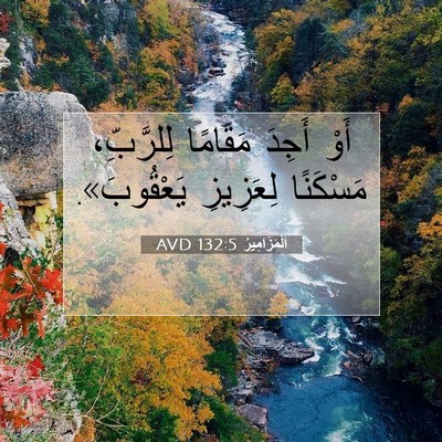 Picture 07 - اَلْمَزَامِيرُ 132:5 AVD - أَوْ أَجِدَ مَقَامًا - Bible Verse Picture