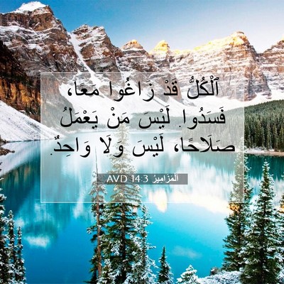 Picture 07 - اَلْمَزَامِيرُ 14:3 AVD - ٱلْكُلُّ قَدْ زَاغُوا - Bible Verse Picture