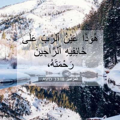 Picture 07 - اَلْمَزَامِيرُ 33:18 AVD - هُوَذَا عَيْنُ ٱلرَّبِّ - Bible Verse Picture