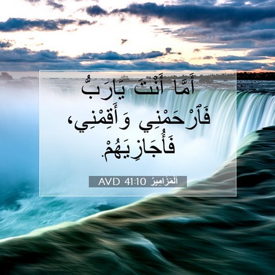 Picture 07 - اَلْمَزَامِيرُ 41:10 AVD - أَمَّا أَنْتَ يَارَبُّ - Bible Verse Picture