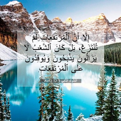 Picture 07 - اَلْمُلُوكِ ٱلثَّانِي 12:3 AVD - إِلَّا أَنَّ - Bible Verse Picture